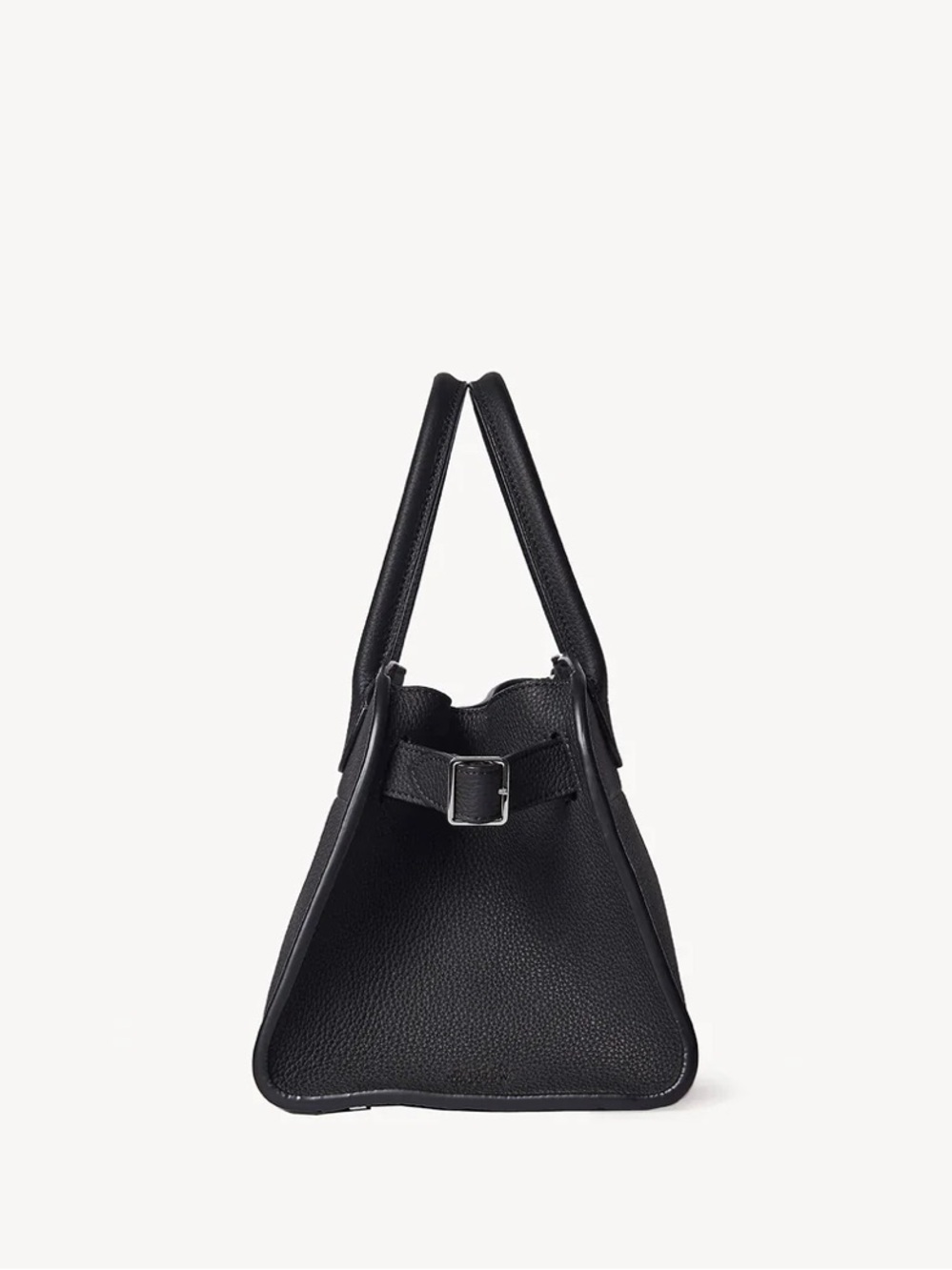 The Row Soft Margaux 10 Bag Black Matte Leather - Picture 3 of 5